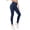 Navy, variant on Timegard Workout Leggings for Women High Waist Belly Control Yoga Pant Butt Lifting Solid Color Sports Trousers