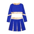 thumbnail image 4 of Aislor Uniforme de Cheerleading pour Filles Enfants Tenues de Cheer Patchwork Métallique Costume de Compétition Performance A03 6, 4 of 5