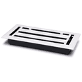 thumbnail image 3 of Housse d'Aération en Acier 4"x10 Pouces Tout en Métal Moderne pour Registre de Plancher par Caststo, Modèle - SM Express (Blanc), 3 of 6