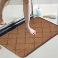 thumbnail image 4 of Dvkptbk Rugs Ultra Absorbent Non-Slip Memory Foam Machine Washable Soft Velvet Bath Mats Floor Mat Easier to Dry for Bathroom Floor Bath Mats Bath Rugs Bathroom Decor, 4 of 9