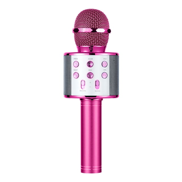 Mistaha ws858 Karaoke Player Wireless Bluetooth Condenser Microphone Speaker Recording Singing Live Microphone 1200mAh Rechargeable