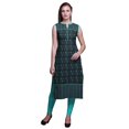 thumbnail image 1 of Bimba Kurti Droite Imprimée pour Femmes Sans Manches Tenue d'Été Kurta Tunique Petit, 1 of 5