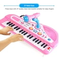 thumbnail image 4 of 37-Key Electronic Piano with Microphone, Musical Learning Toy for Kids, Portable Keyboard Gift Ages 1+, 4 of 9