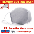 thumbnail image 1 of COGA Canada™ Masques pour le Visage Réutilisables 100 % Coton - 2 Couches Noir avec Filtre Gratuit, 1 of 6