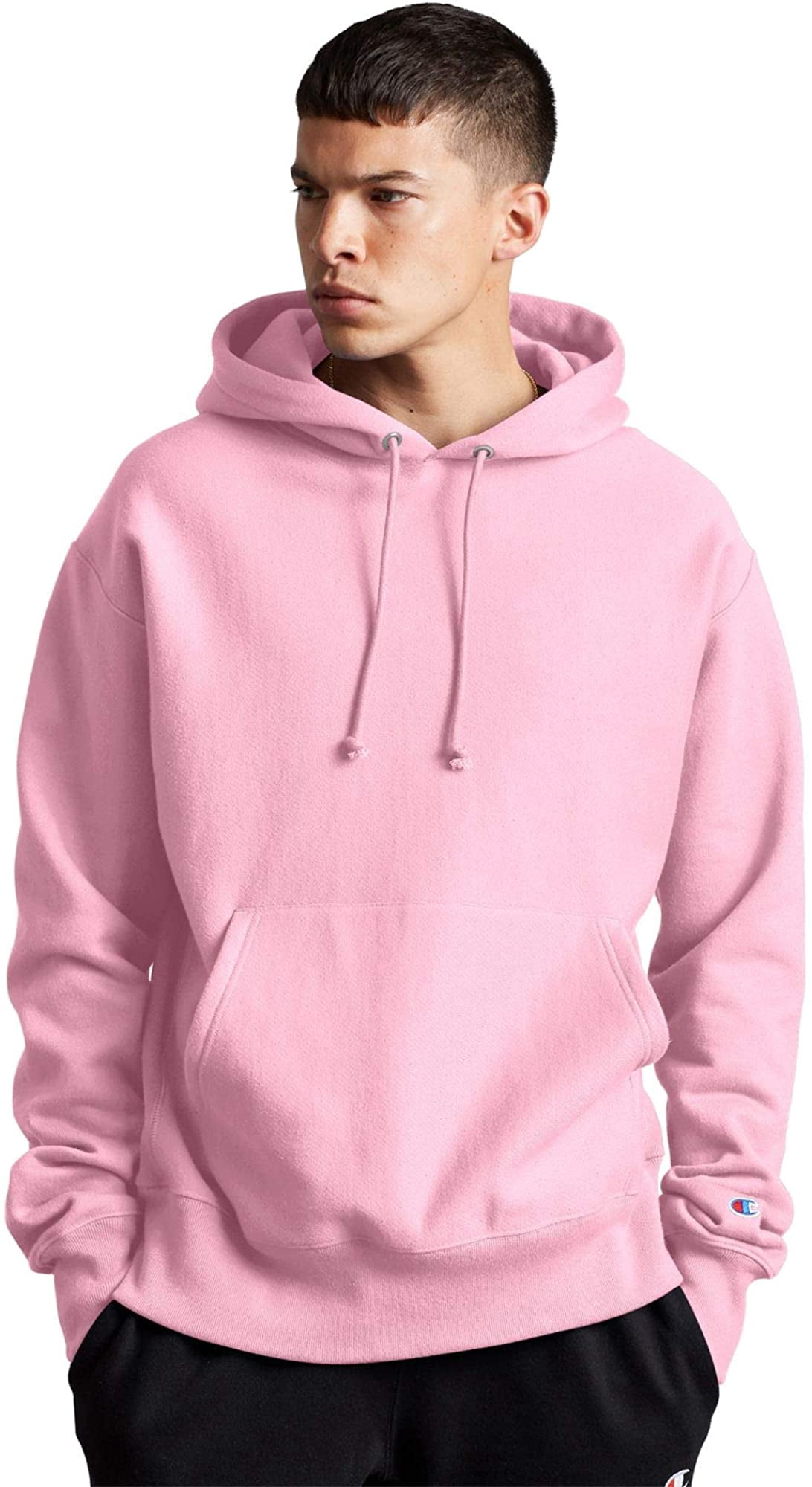 Champion Mens Reverse Weave Fleece Hoodie, S, Candy Pink - Walmart.ca
