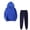 Blue, variant on IROINNID Tracksuit For Women 2 Pieces Set Discount Fall Winter Outfits Sports Tracksuits Long Sleeve Pullover Hoodies Pants Suit Jogging Suit,Pink