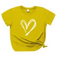 thumbnail image 2 of Jsaierl T-Shirts Imprimés Amour de la Saint-Valentin pour Femmes Été Manches Courtes Col Rond T-Shirts Mignons Polyvalents Confortables Doux, 2 of 3