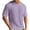 Purple-short sleeve knit shirts for men, variant on Brnmxoke Men's Fitted T-Shirts Casual Crewneck Short Sleeve Knit T-Shirts Textured Loose Fit Pullover Solid Tops Purple,L