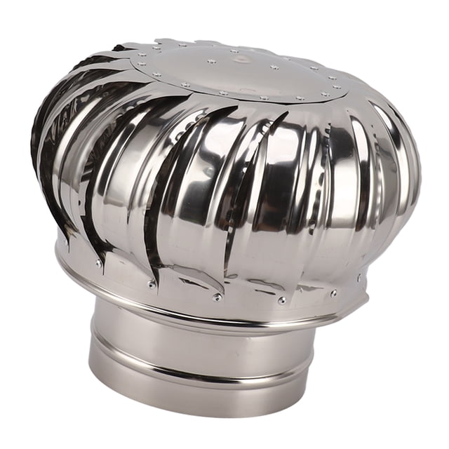 Cheminée Ventilateur Rotatif, Couvercle de Cheminée en Acier Inoxydable Couvercle de Pot Couvercle de Tuyau de Cheminée avec Pince