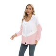 thumbnail image 4 of Liquidation! Veste Fine de Printemps pour Femmes Mode Veste Imperméable Coupe-Vent Extérieur Noir 2TG, 4 of 9