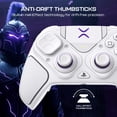 thumbnail image 2 of Turtle Beach Victrix Pro BFG Reloaded Wireless Modular Gaming Controller for PlayStation 5, PlayStation 4, PC; Fightpad Module, Hall-Effect Thumbsticks/Triggers, Remappable Buttons - White, 2 of 17