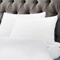 thumbnail image 1 of Microfiber Pillowcases 2 Pcs with Embroidery Zipper Closure White Standard, 1 of 7