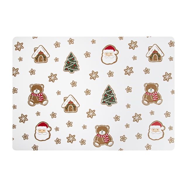 Holiday Time Cranberry Spice Kids Collection plastic placemat