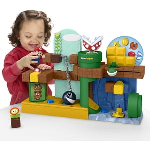 ​Fisher-Price Little People Toddler Toy My Mario Adventure Playset with Music Sounds & Figures for Preschool Kids Ages 18+ Months