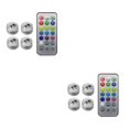 thumbnail image 2 of stanreset 1/2/3/5 Wireless LED Car Interior Ambient Light Remote Control Auto with Battery Luminous Lamp for Vase Aquarium Party Decoration 4 lights 2PCS, 2 of 6