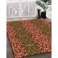 thumbnail image 3 of Ahgly Tapis Rectangulaire Lavable en Machine Intérieur Rouge Safran, 6 Pieds x 9 Pieds, 3 of 7