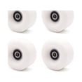 thumbnail image 4 of stanreset 4 Pieces Skate Wheel Replacement Modified Accessories Thick Inline Roller Skates Wheels with Bearings Skating Sport Accessory White, 4 of 9