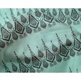 thumbnail image 5 of oneOone Silk Tabby Aqua Blue Fabric Block Sewing Craft Projects Fabric Prints By Yard 42 Inch Wide, 5 of 5
