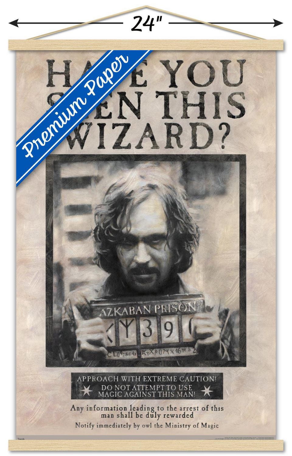 Le monde des sorciers: Harry Potter - Sirius Black Wanted Poster