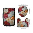 thumbnail image 3 of Chmadoxn Bathroom Rugs, Rugs for Living Room, Area Rug, Bath Mat Toilet Floor Mat U-shape Foot Mat Bathroom Bathroom Mat Printing Modern Mat Toilet Door Mat Three Sets carpeting carpeting, 3 of 8