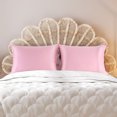thumbnail image 2 of PiccoCasa 2 Pcs Satin Pillowcase Zippered Silky Sateen, Standard Blush, 2 of 9