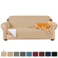 thumbnail image 1 of Subrtex Stretch 1-Piece Quilted Reversible Sofa Slipcover with Non-Slip Elastic Straps Washable Pet Couch Cover, 1 of 6