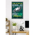 thumbnail image 3 of NFL Philadelphia Eagles - Super Bowl LIX Team Logo Wall Poster, 22.375" x 34" Framed, 3 of 4