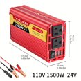 thumbnail image 4 of CHUANK Car Vehicle Power Inverter 1500W DC 12V ToAC 110V 120V Converter 2 USB, 4 of 4