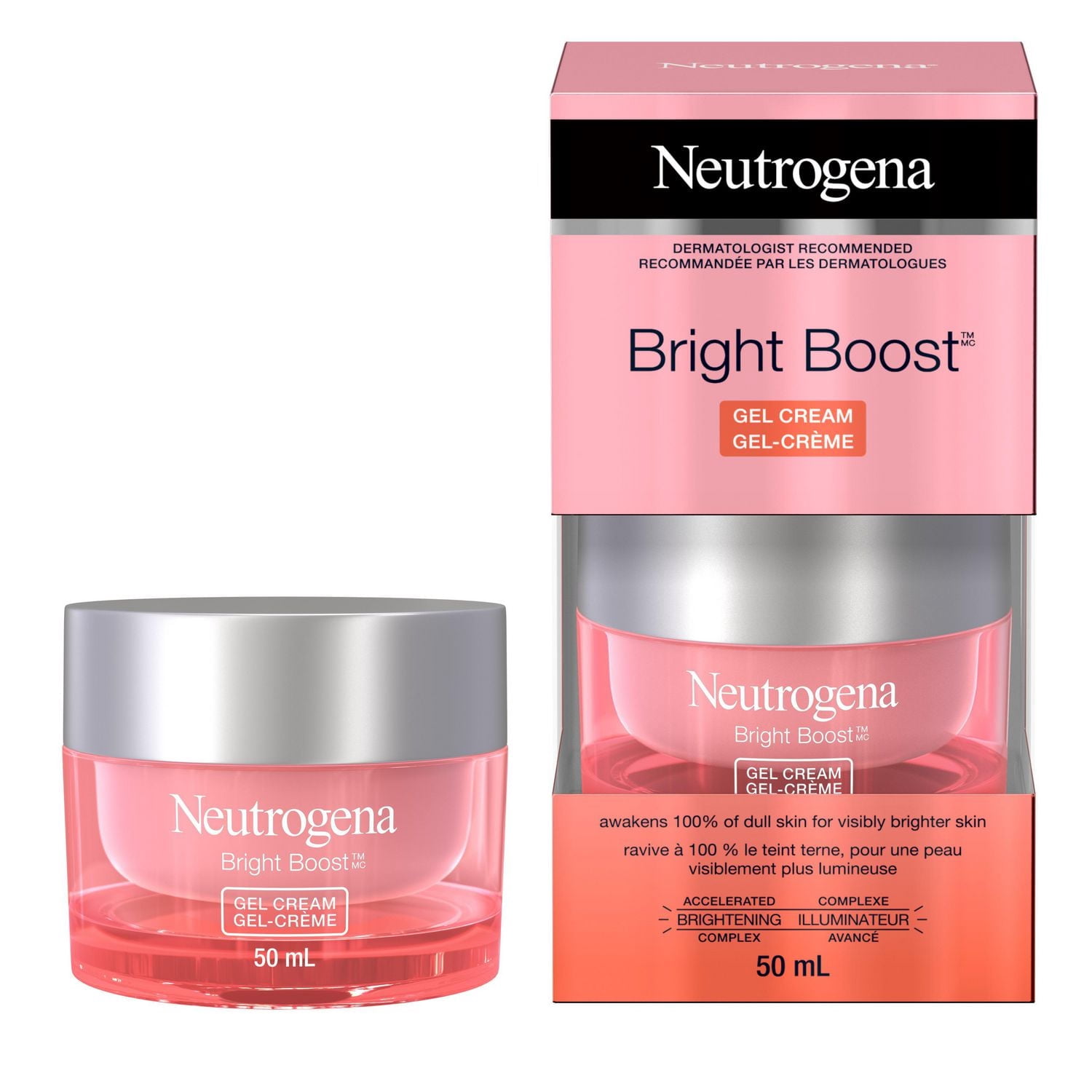 Neutrogena Bright Boost Gel Cream, Brightening Face Moisturizer