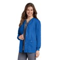 thumbnail image 1 of Landau Essentials Veste d'Uniforme à 4 Poches pour Femmes : Coupe Classique et Décontractée, Col Ras du Cou, devant à Boutons-Pression et Poignets en Tricot 7525, 1 of 1