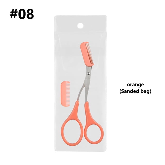 Reduce Price! WSBDENLK Eyebrow Trimmers Scissor 2024 New Eyebrow Scissors With Comb Precision Eyebrow Trimming Scissors Non-Slip Eyebrow Cutter Hair Removal Eyebrow Scissors