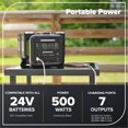 thumbnail image 2 of Greenworks Centrale Électrique Portable 24 V 500 W (Outil Seulement), 2 of 10