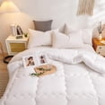 thumbnail image 1 of Clearance! KITTEHIGM Down Comforter For All Seasons For Bodyskin Friendly Use Lighting Deal On Sale, 1 of 6