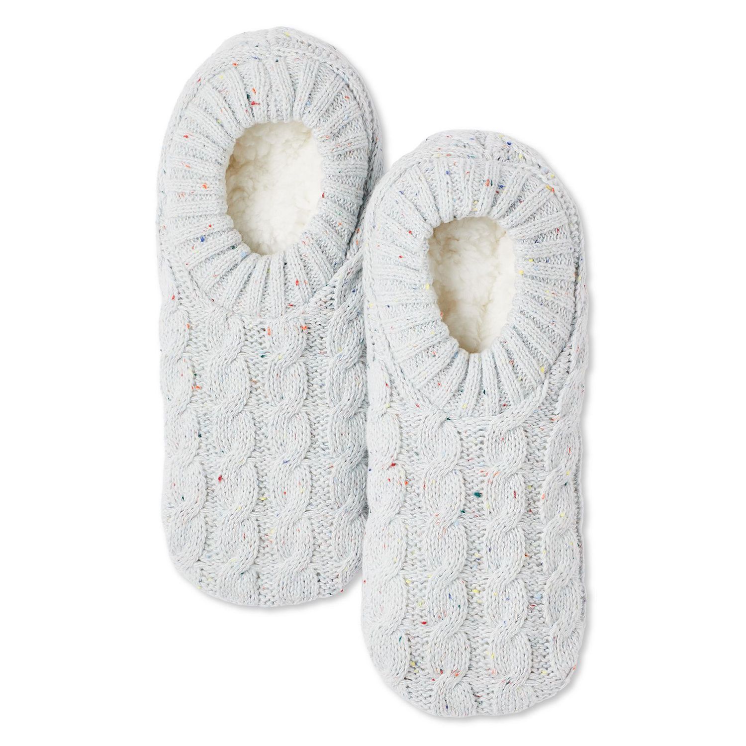 Chaussons en maille torsadée George pour femmes