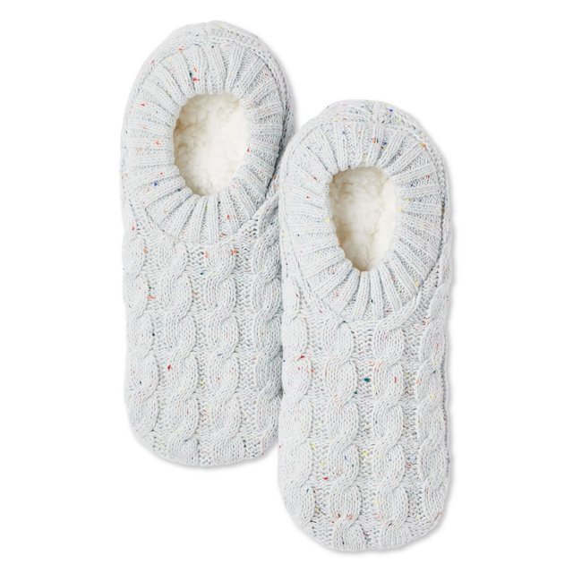 Chaussons en maille torsadée George pour femmes