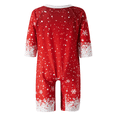 thumbnail image 4 of SUNSIOM Matching Family Christmas Pajamas, Long Sleeve Deer Snowflake Print Pullover + Pants Set, 4 of 7