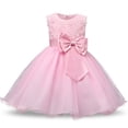 thumbnail image 1 of AAMILIFE Robe Fleur Princesse Fille Tutu Mariage Anniversaire Fête Robe Enfant Costume Enfants, 1 of 3