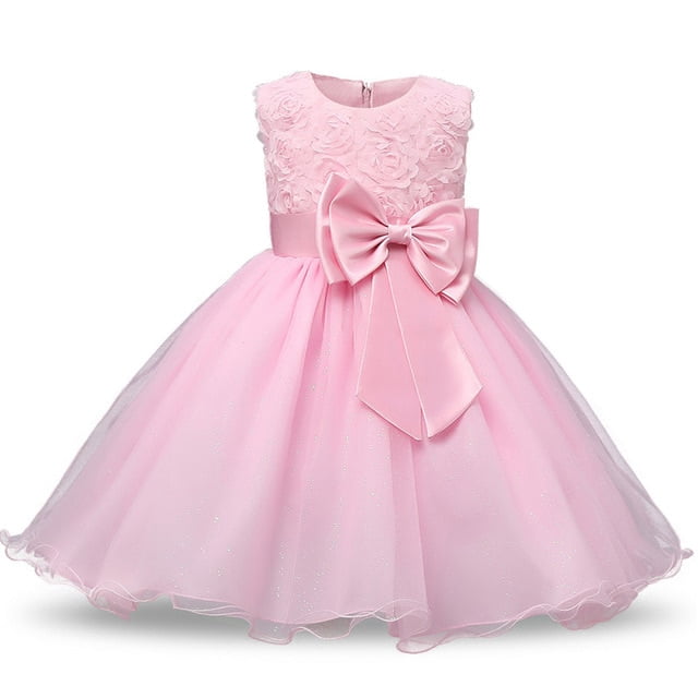 AAMILIFE Robe Fleur Princesse Fille Tutu Mariage Anniversaire Fête Robe Enfant Costume Enfants