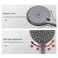 thumbnail image 4 of IMENGL Clearance! High Pressure Handheld Showerhead with 5 Spray Modes Filtered Shower Head Water Heater Filter Large Panel Shower Nozzle Luxury Design for Bathroom Gym Senior Hotel Pool One Size Si, 4 of 5