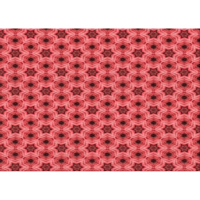 Ahgly Company Tapis d'Intérieur Rectangulaires Transitionnels Rouges Lavables à la Machine, 5 Pieds x 8 Pieds
