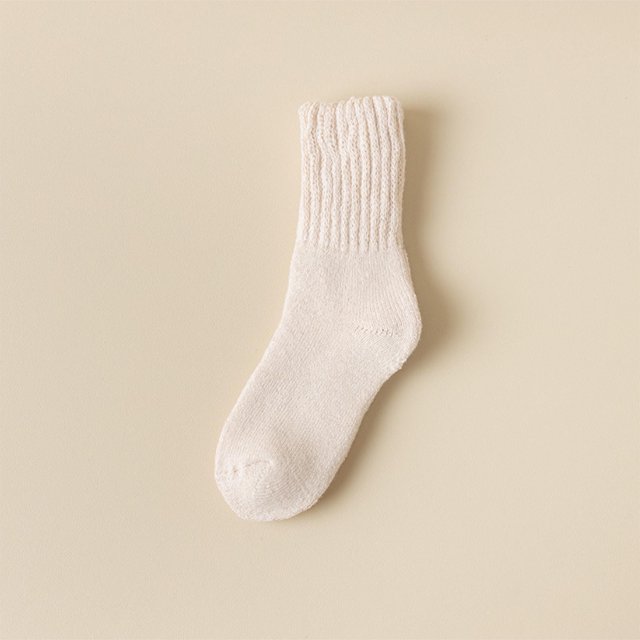RXIRUCGD Bas pour Femmes Couleur Unie ( Beige )