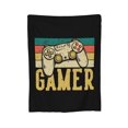thumbnail image 4 of DouZhe Ultra-Doux Micro Polaire Léger Couverture de Lit en Flanelle, Rétro Game Controller Gamer Imprimer Confortable Chaud Throw Blankets, 40" X 30", 4 of 6