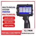 thumbnail image 2 of Printer Jet, Intelligent Handheld Inkjet Printer Support Multi-language Code No. Marking Labeling Plastic Box Portable ,Fast Printing, 2 of 4