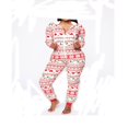 thumbnail image 1 of Combinaison Longue de Sommeil pour Femmes Manches Longues Body Varié avec Motifs de Noël, 1 of 6