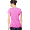 thumbnail image 2 of Hanes Womens Sport Heathered Performance V-Neck Tee, XL, Granite Heather, 2 of 2