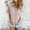 Purple, variant on Yanlir Women's Solid Color Lapel Button Cardigan with Half Sleeve Versatile Spring/Summer Cover-Up,Loose Fits Tunic Blouse for Layering(Red,S)