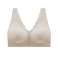thumbnail image 2 of Plebaso Women's Wireless Bras Full Coverage Removable Soft Padded Everyday Bras Smooth Back Pullover Bras, 2 of 4