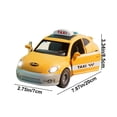 thumbnail image 3 of EGNMCR Modèle de Voiture Style Classique Taxi Voiture Jouet pour Enfants de 0 à 12 Ans avec Caractéristiques Éducatives Incluant des Chansons, des Règles de Circulation et des Sons de Voiture avec Jeu Interactif Taxi pour Enfants, 3 of 6