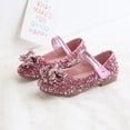 thumbnail image 2 of MIASHUI Robe Fille Paillettes Scintillantes Chaussures de Princesse Chaussures de Fête Danse Sandales, Rose, 2,5-3 Ans, 2 of 9