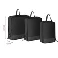 thumbnail image 3 of LCXmlly Waterproof Luggage Organizer 3Pcs 4Pcs Storage Travel Packing Set Double Zipper Luggage Organizer, 3 of 8